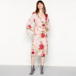 Debenhams  MW by Matthew Williamson - Pink floral print full length wra