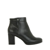 Debenhams  Evans - Extra wide fit black platform heeled ankle boots