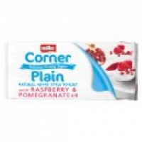 Asda Muller Corner Plain Natural Greek Style Yogurt with Raspberry & Pomegranat