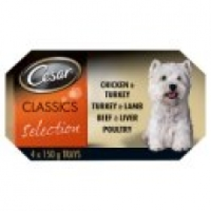 Classics Mixed Selection Jelly Wet Adult Dog Food Trays x 4 £2.00