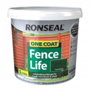 Ronseal Fence Life One Coat Forest Green 5L &pound;5.99