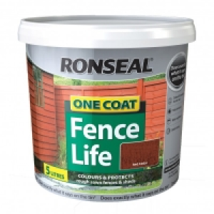 Ronseal Fence Life One Coat Red Cedar 5L £5.99
