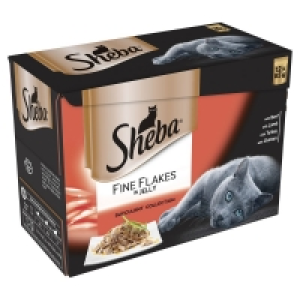 Sheba Fine Flakes Succulent Collection in Jelly Cat Food 12  £4.00