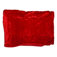 QDStores  Your Home 150 x 200cm Faux Fur Red Throw