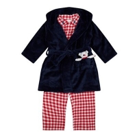 Debenhams  J by Jasper Conran - Boys Red Pyjama And Navy Dressing Gown