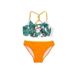 Outfit Kids - Girls White Jungle Bikini &pound;7.00