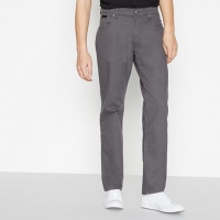 Debenhams  Wrangler - Grey Brushed Texas Straight Fit Jeans