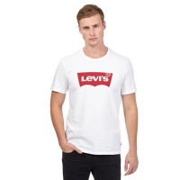 Debenhams  Levis - White classic batwing logo t-shirt