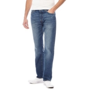 Levis - Blue mid wash 501® straight leg jeans £85.00