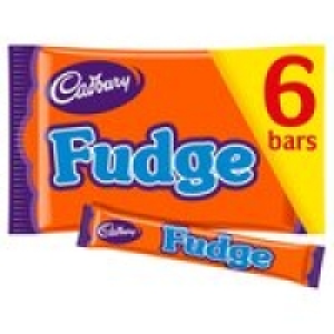 Cadbury Fudge Chocolate Bar 6 Pack £1.00