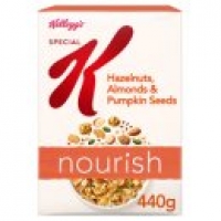 Asda Kelloggs Special K Nourish Flakes Clusters & Seeds Hazelnuts Almonds 