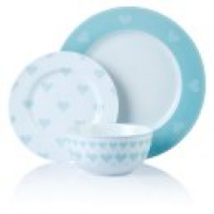 George Home Cross Stitch Heart Dinner Set