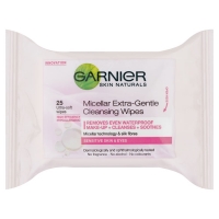 Wilko  Garnier Skin Naturals Micellar Extra-Gentle Cleansing Wipes 