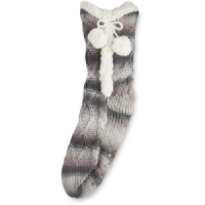 Ladies Grey Winter Boot Socks £3.99