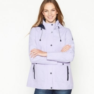 Debenhams  Maine New England - Purple Fleece Lined Rain Resistant Jacke