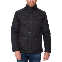 Debenhams  Maine New England - Black fleece panel quilted jacket