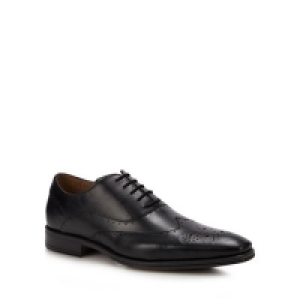 Henley Comfort - Black leather Airsoft brogues