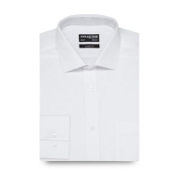 Debenhams  The Collection - White plain regular fit shirt