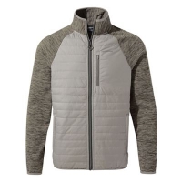 Debenhams  Craghoppers - Grey Monto hybrid fleece jacket