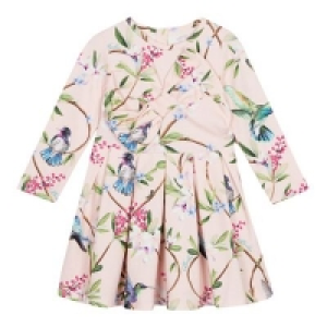 Baker by Ted Baker - Girls Pale Pink Bow Applique Dress