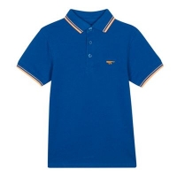 Debenhams  bluezoo - Boys bright blue tipped cotton polo shirt