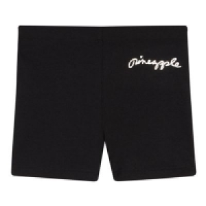 Pineapple - Girls Black Logo Print Cycling Shorts
