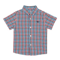 Debenhams  bluezoo - Boys Multicoloured Checked Short Sleeve Shirt