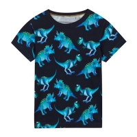 Debenhams  bluezoo - Boys Navy Dinosaur Print T-Shirt
