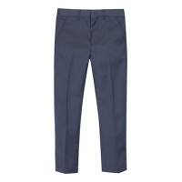 Debenhams  Occasions - Boys Blue Textured Slim Fit Trousers
