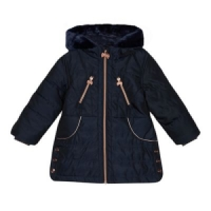 Baker by Ted Baker - Girls navy padded shower resistant coa