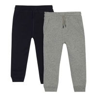 Debenhams  bluezoo - Pack of two boys navy and grey jogging bottoms