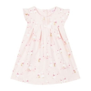 Baker by Ted Baker - Baby Girls Light Pink Bunny Print Cott