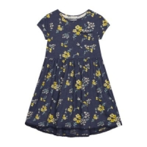 Mantaray - Girls Navy Floral Print Dress