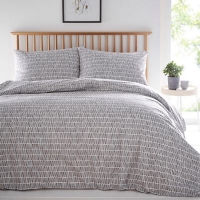 Debenhams  Home Collection Basics - Grey Lena bedding set
