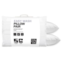 Debenhams  Home Collection - White Easy Wash hollowfibre pillow pair