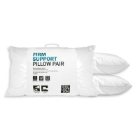 Debenhams  Home Collection - White Firm Support polyester pillow pair