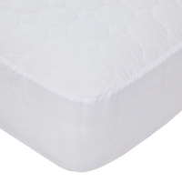 Debenhams  Home Collection - White luxury cotton quilted mattress prote