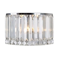 Debenhams  Home Collection - Sophia Crystal Glass Wall Light