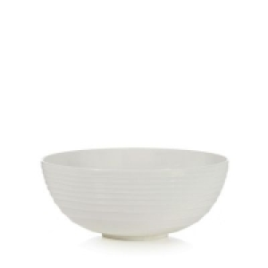 Debenhams  RJR.John Rocha - Off white Wave textured cereal bowl