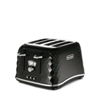 Debenhams  DeLonghi - Black Brillante 4 slice toaster CTJ4003.BK