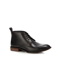 Debenhams  Original Penguin - Black leather tom chukka boots