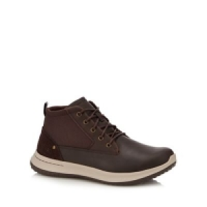 Skechers - Dark brown Delson trainers
