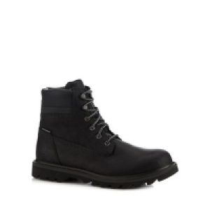 Caterpillar - Black leather Deplete waterproof lace up boo