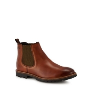 Debenhams  Base London - Tan leather Havoc Chelsea boots