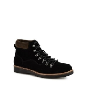 Debenhams  Red Herring - Black suede Comet hiking boots