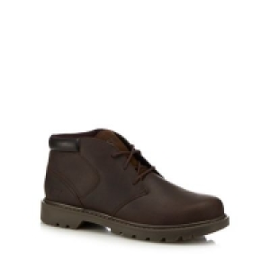 Caterpillar - Brown leather Stout chukka boots