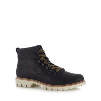 Debenhams  Caterpillar - Navy leather Crux lace up boots