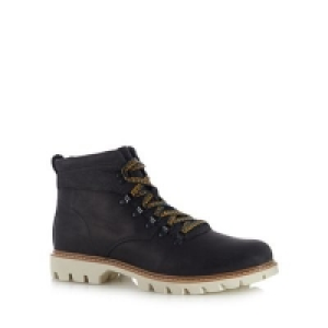 Caterpillar - Navy leather Crux lace up boots