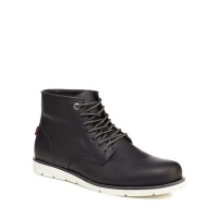 Debenhams  Levis - Black leather Jax lace up boots