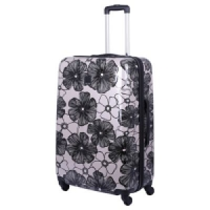 Debenhams  Tripp - Blush Pansy hard 4 wheel large suitcase